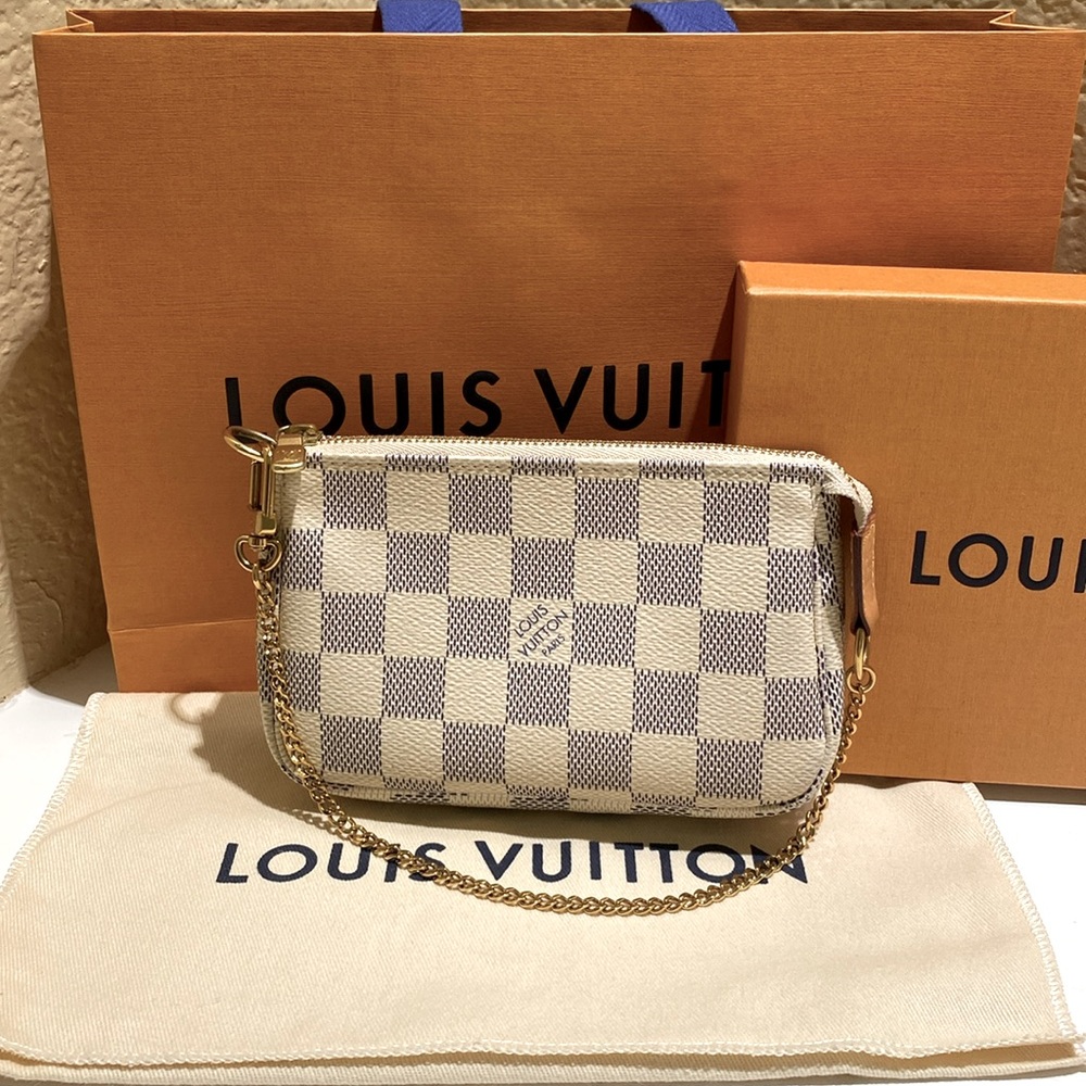 Louis Vuitton Mini Pochette Damier Azur